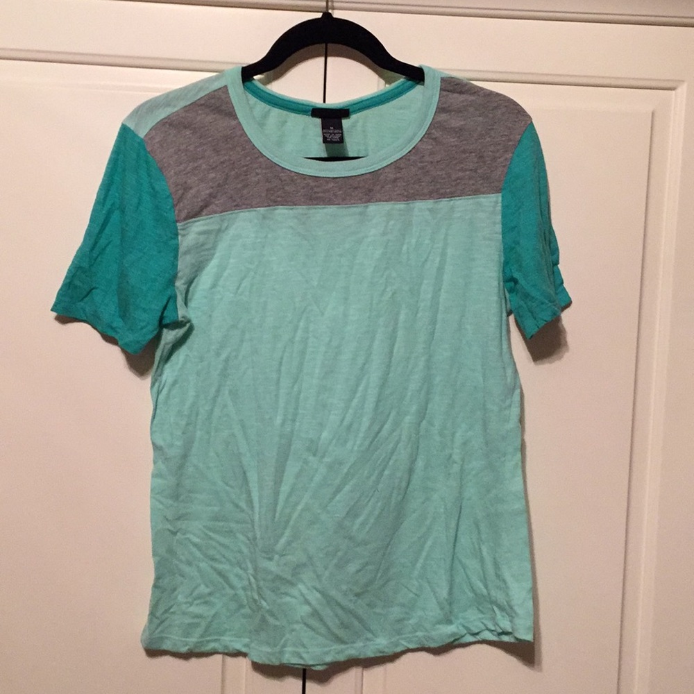 Green & Grey 3/4 Sleeve Tee